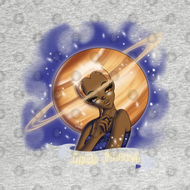 African American Woman and Saturn by treasured-gift